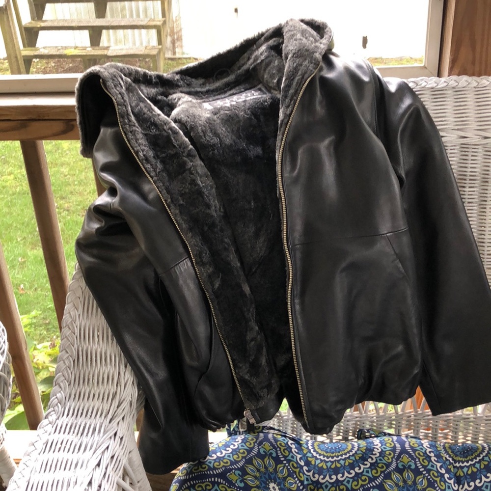 Leather jacket